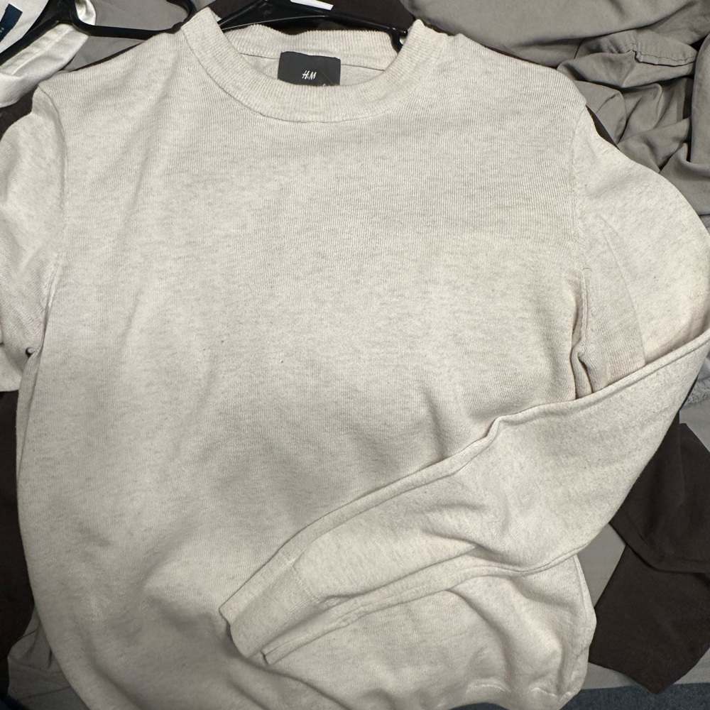 Cream sweater